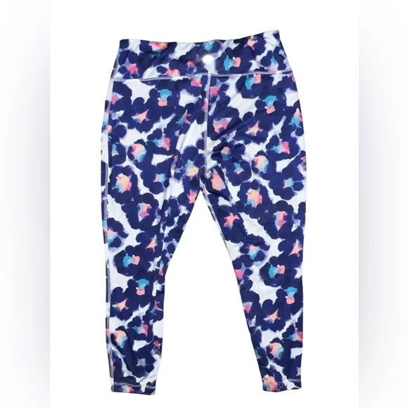 ZELOS | WOMENS TIE DYE LEGGINGS 2X - Picture 4 of 4